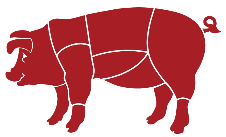 I tagli della carne di maiale/suino